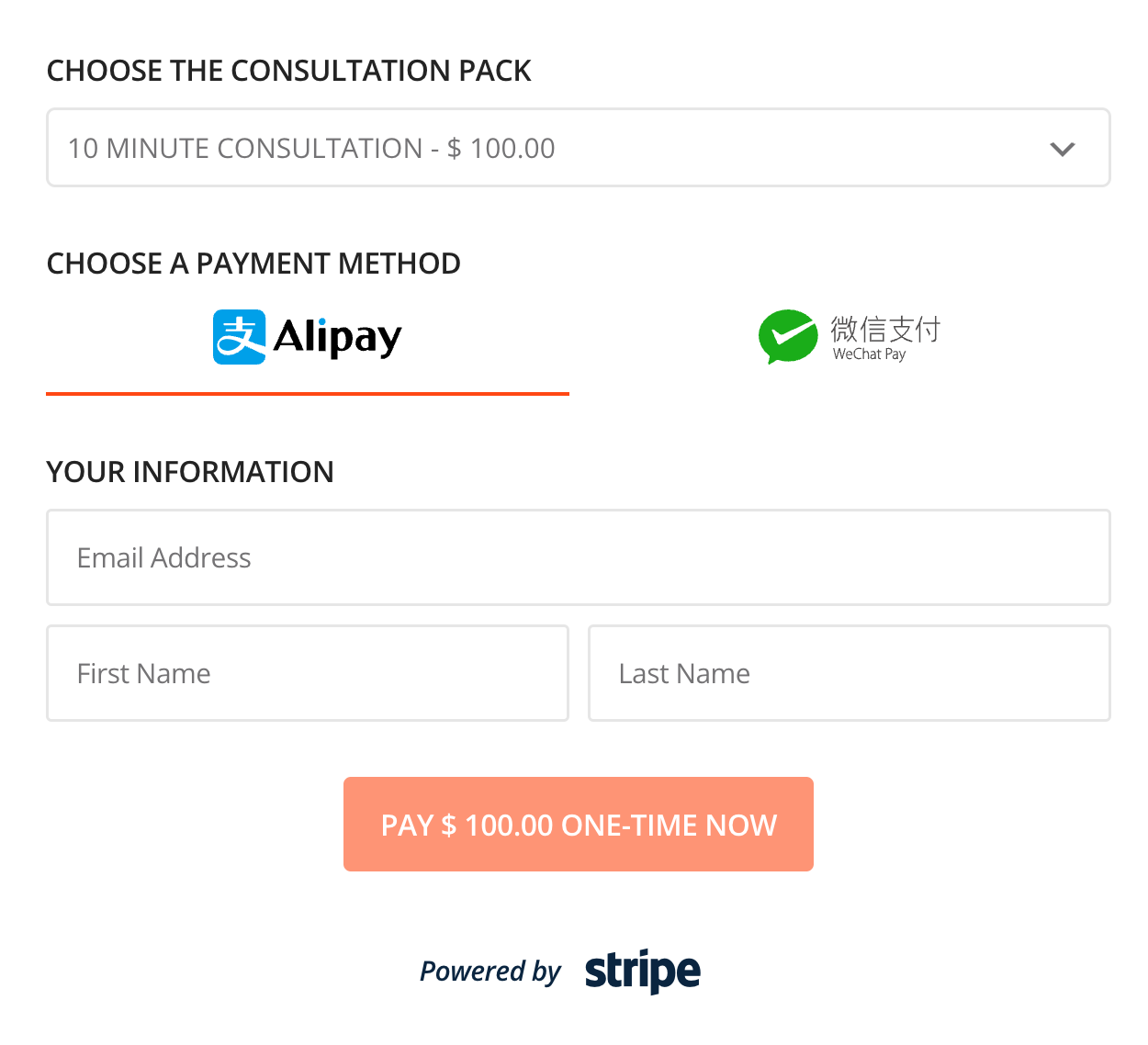Payment Page Integration