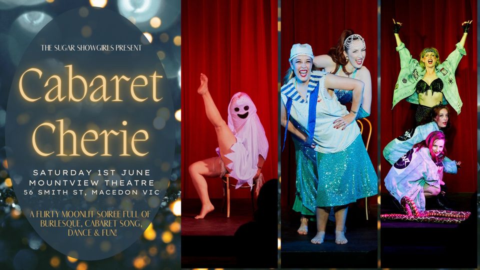 Poster for Cabaret Cherie (The Sugar Showgirls - Australian Tour 2024)