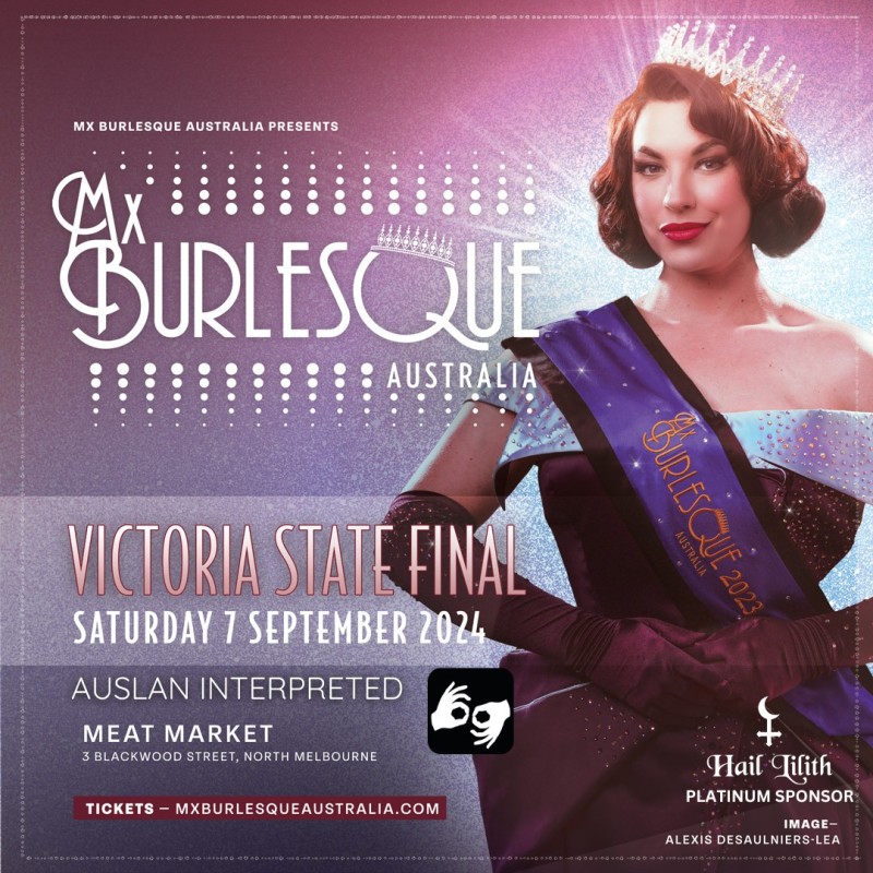 Poster for Mx Burlesque Victoria