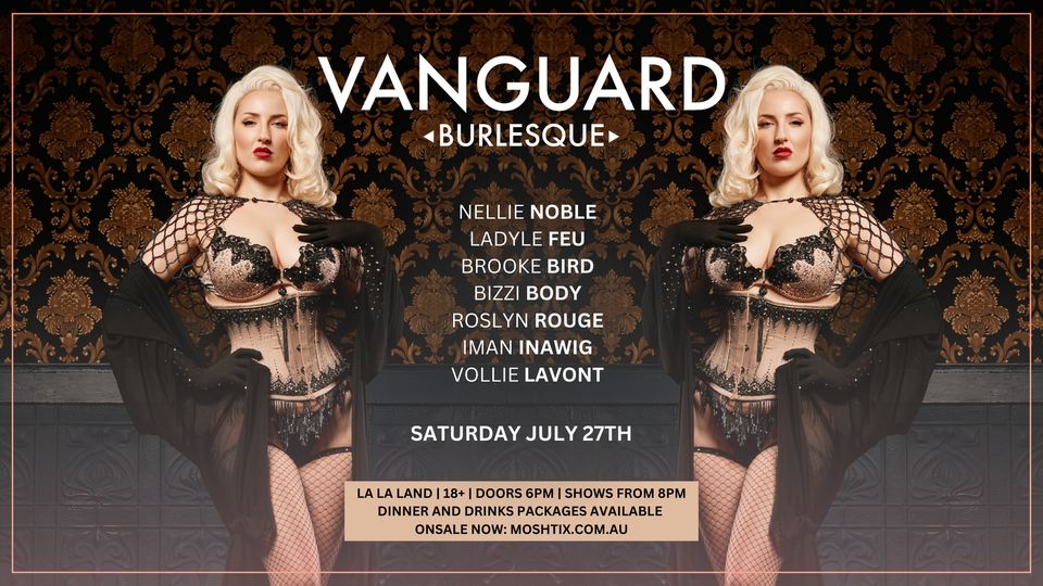 Poster for Vanguard Burlesque feat. Nellie Noble