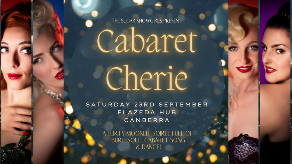 Poster for Cabaret Cherie (The Sugar Showgirls - Australian Tour 2023)