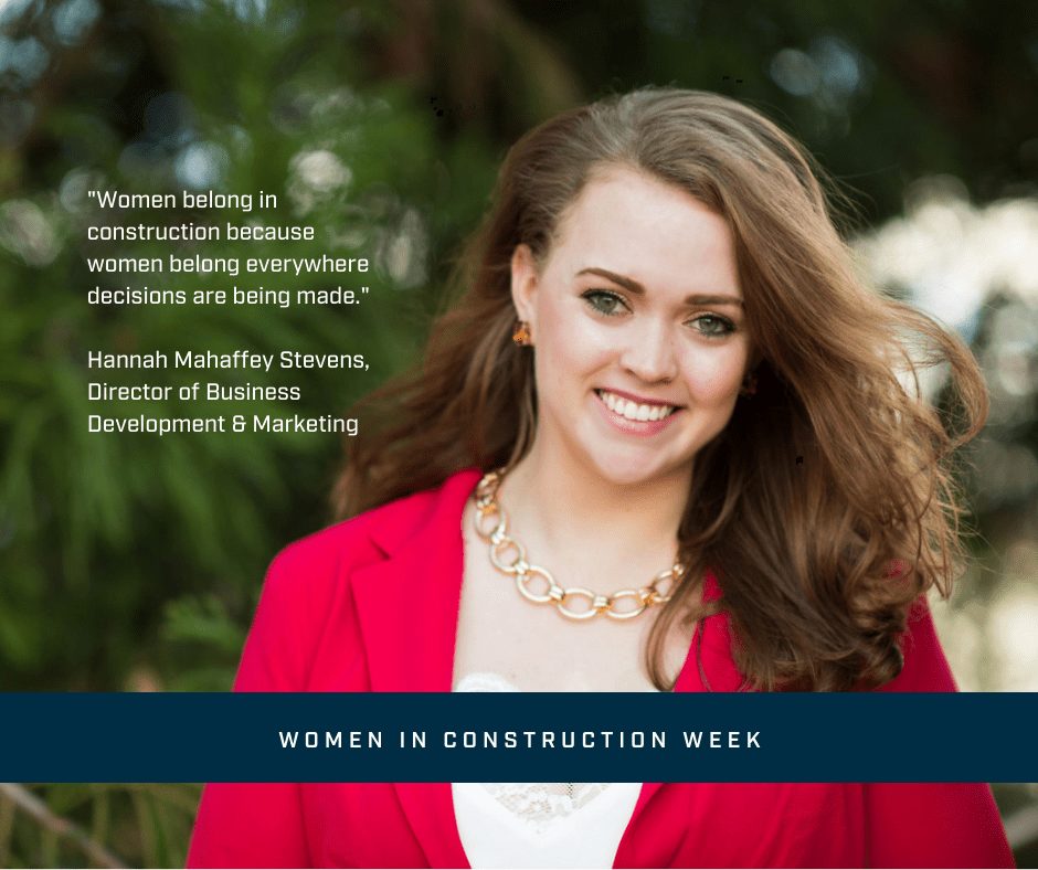 Women in Construction Week 2020 - Hannah Mahaffey