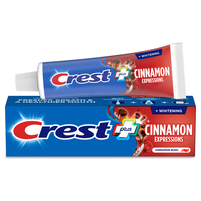 Whitening Plus Cinnamon Expressions Toothpaste | Crest US