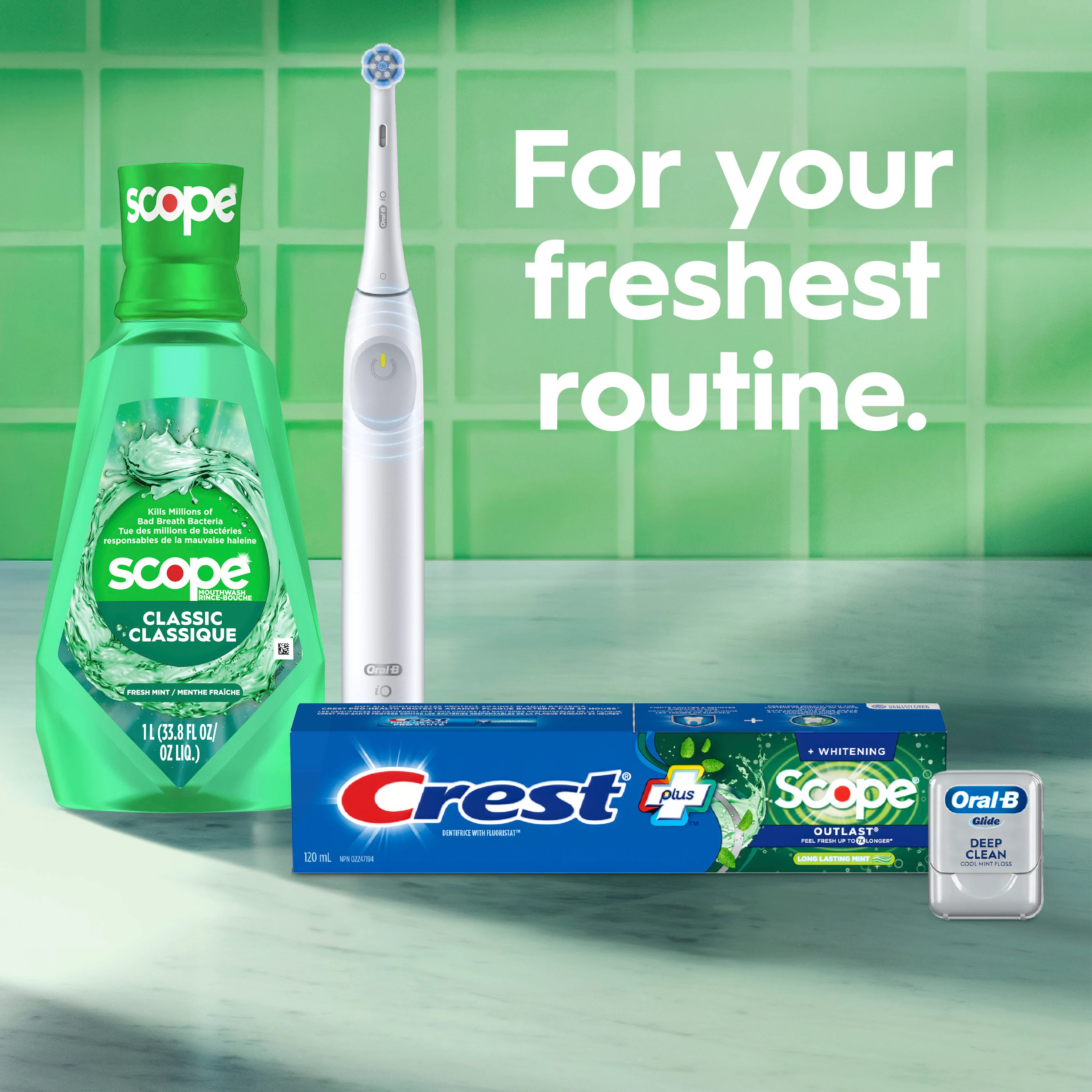 For your freshest routine