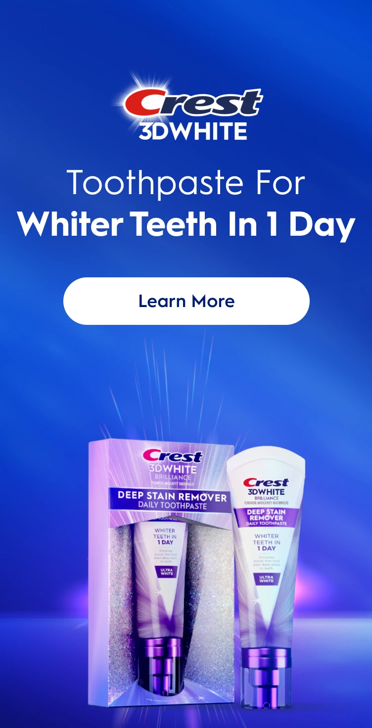 Toothpaste for Whiter Teeth in 1 Day