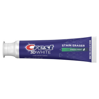 3D White Stain Eraser Whitening Toothpaste Fresh Mint | Crest US