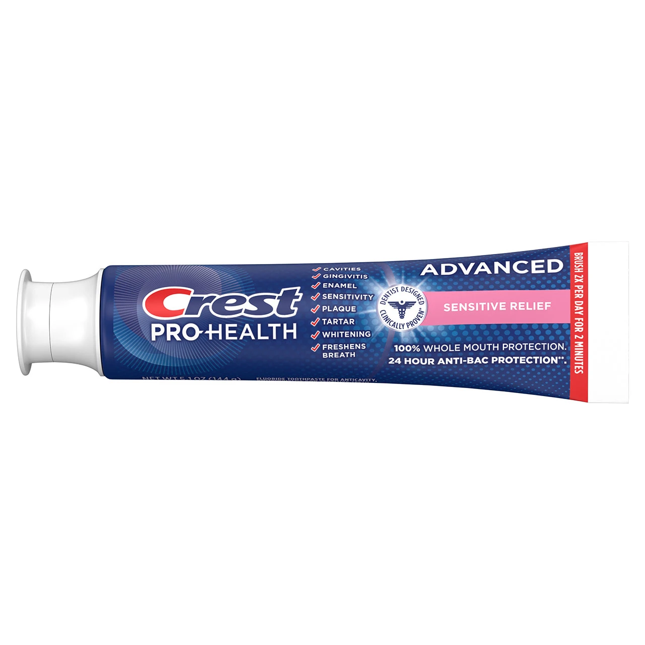 Crest Pro-Health Advanced Sensitivity Relief Toothpaste tube