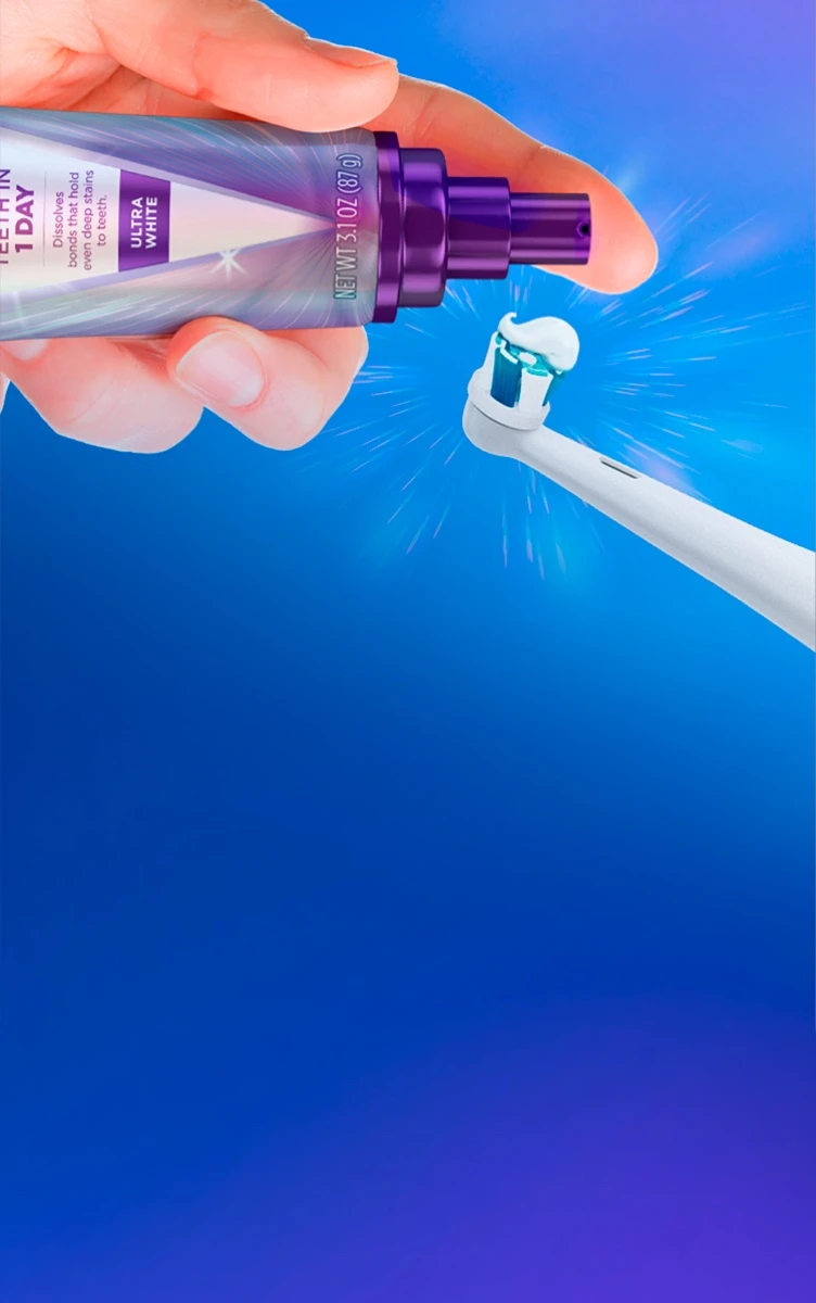 Whiter teeth in one day