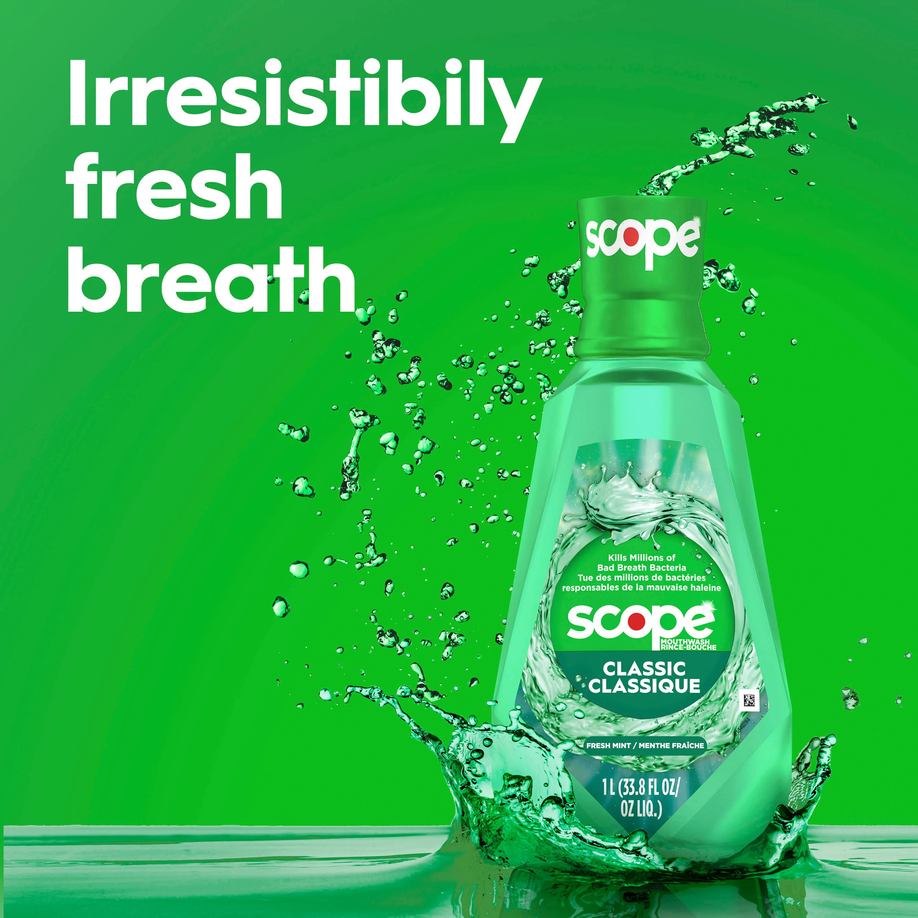 Irresistibily fresh breath