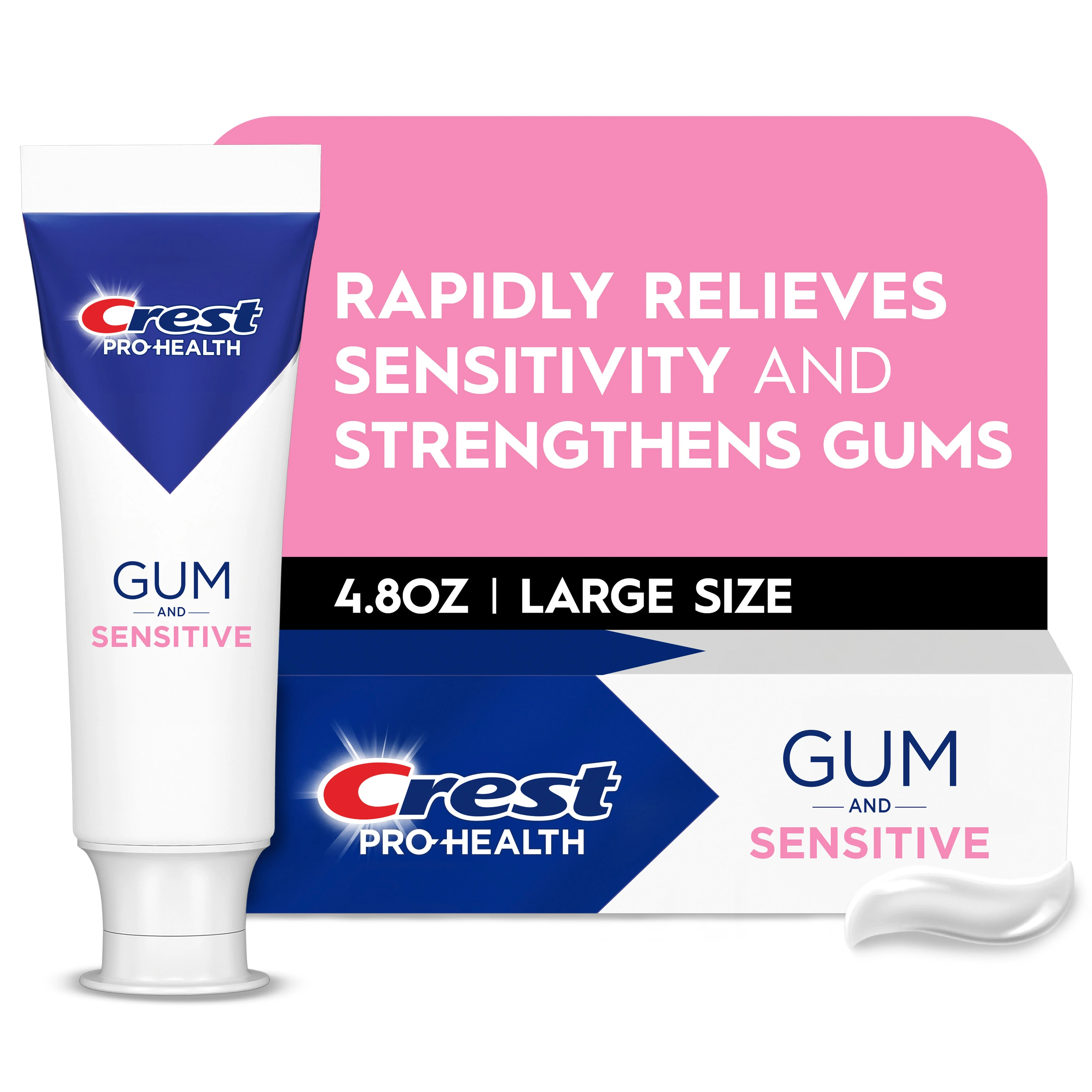 Rapidly relieves sensitivity and strengthens gums