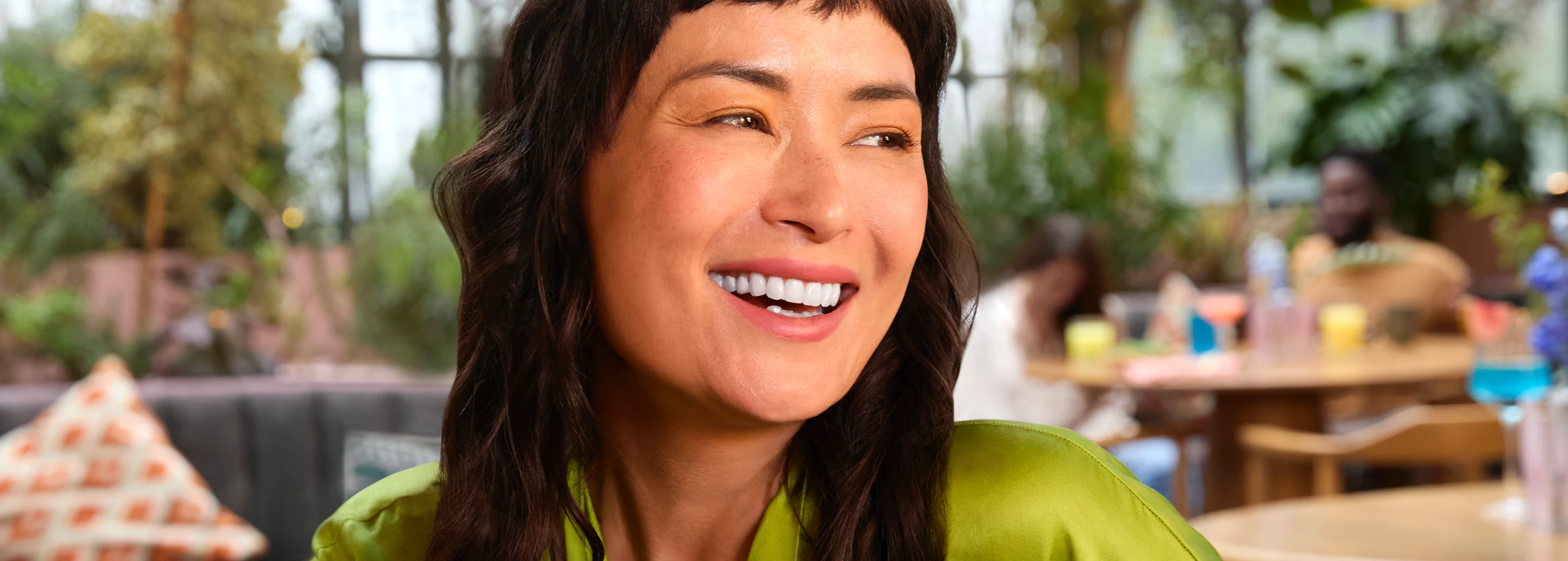 Image of woman smiling
