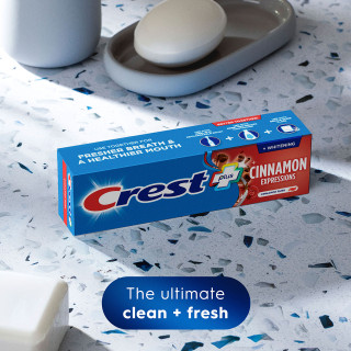 Whitening Plus Cinnamon Expressions Toothpaste | Crest US