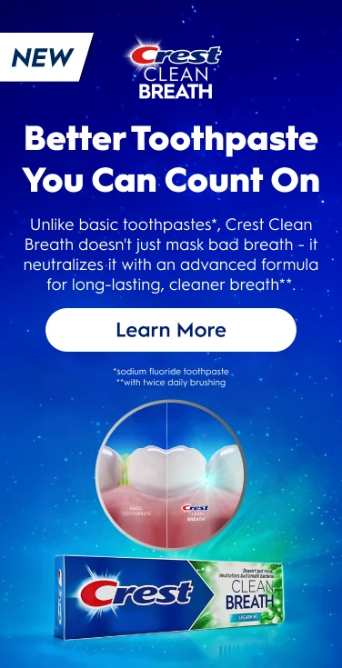 Better Toothpaste You Can Count On Banner