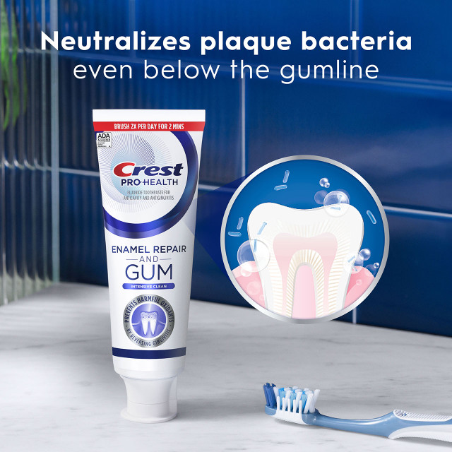 Gum & Enamel Repair Intensive Clean Toothpaste | Crest US