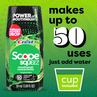 Crest Scope Squeez Concentrated Mouthwash | Crest