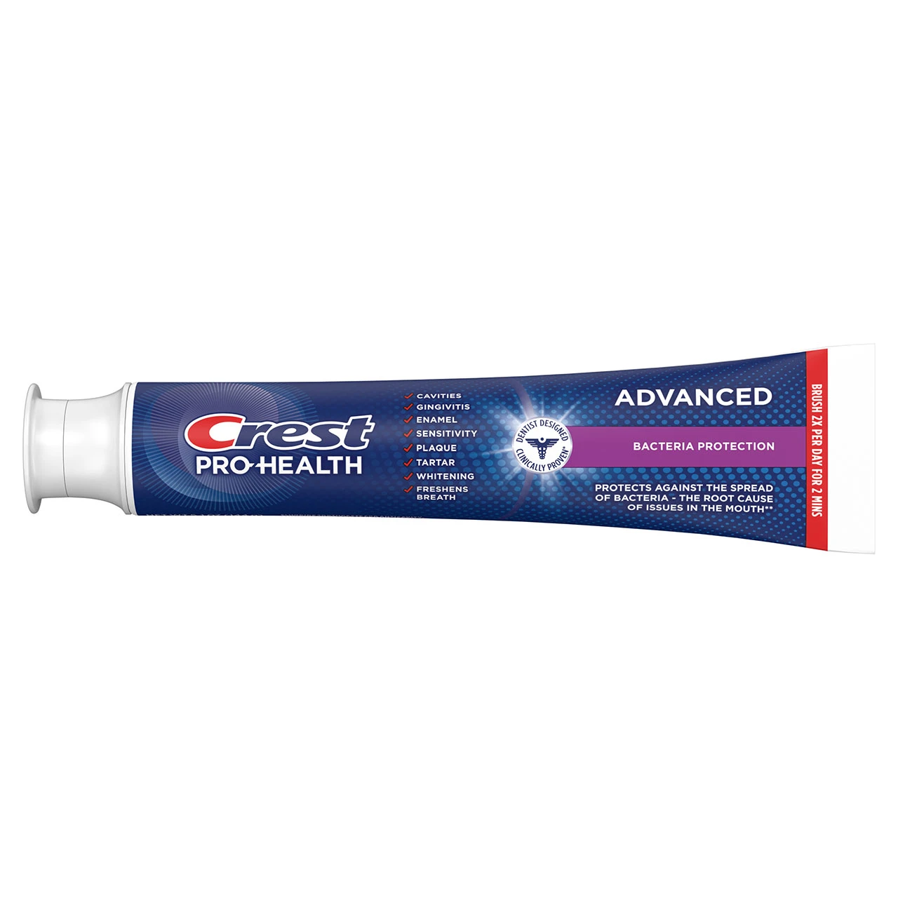 Crest Pro-Health Advanced Bacteria Protection Toothpaste tube
