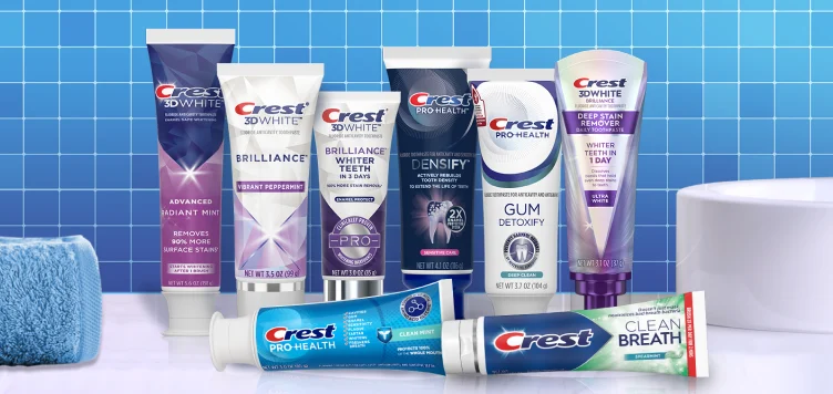 A TOOTHPASTE FOR EVERY SMILE Banner