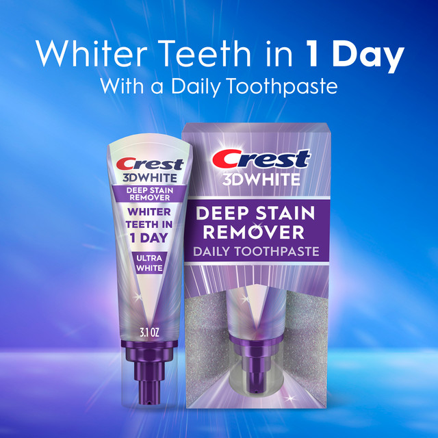3DWhite Brilliance Deep Stain Remover Ultra White Toothpaste | Crest