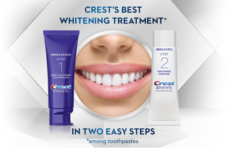 3D White Brilliance 2-Step Toothpaste | Crest US