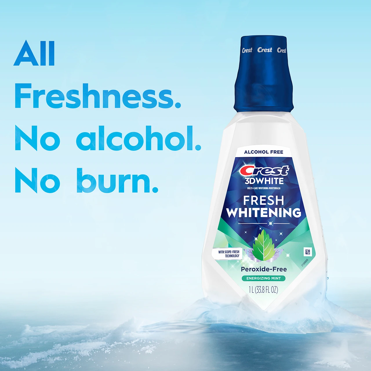 All freshness. No alcohol. No burn