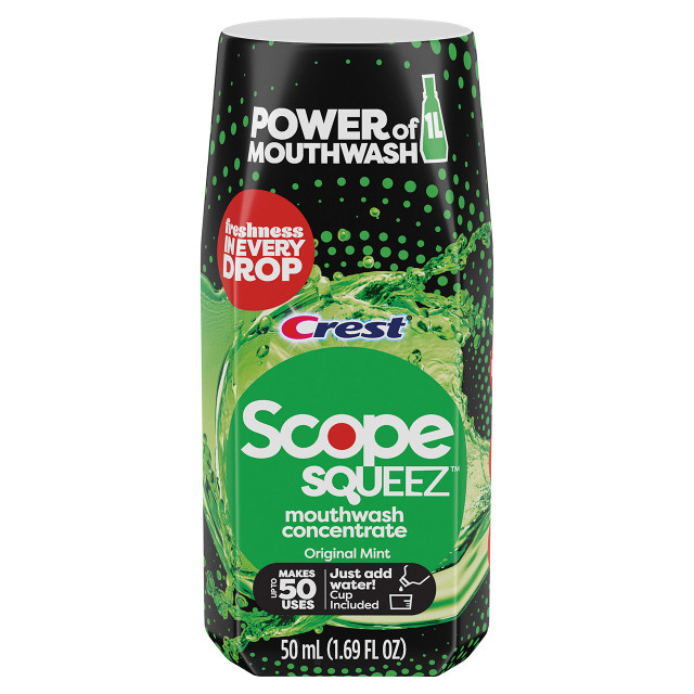 Crest Scope Squeez Concentrated Mouthwash | Crest