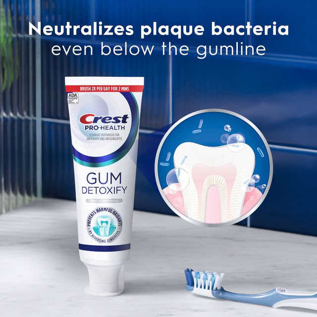 Shop Gum Detoxify Gentle Whitening Toothpaste | Crest US