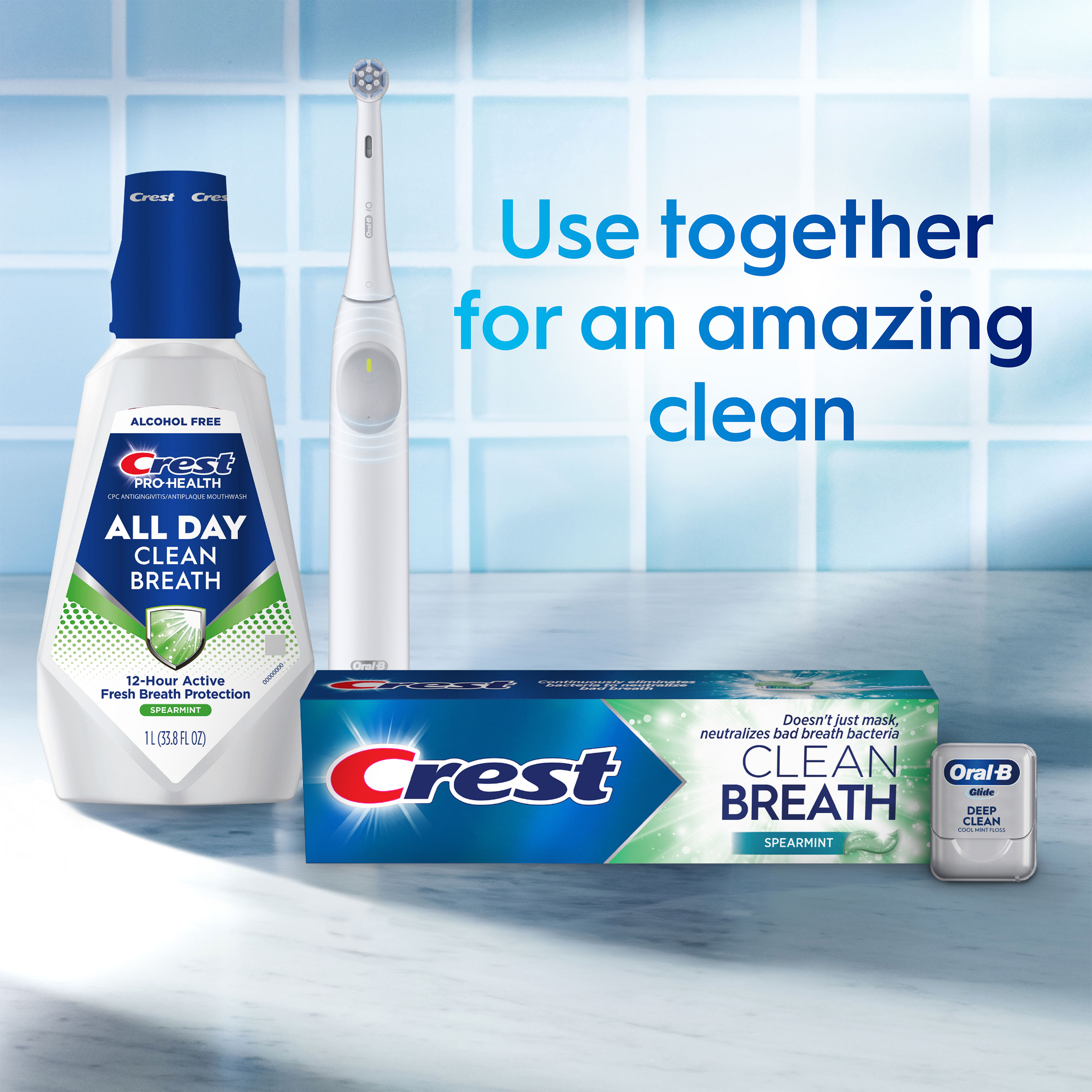 Crest Toothpaste Clean Breath Spearmint