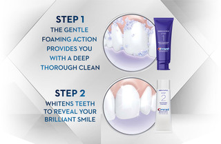 3D White Brilliance 2-Step Toothpaste | Crest US
