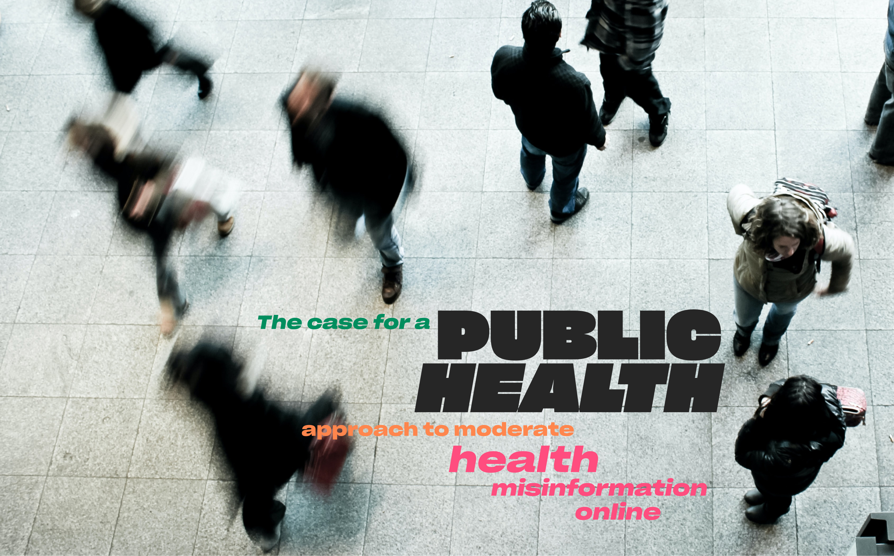 The case for a public health approach...