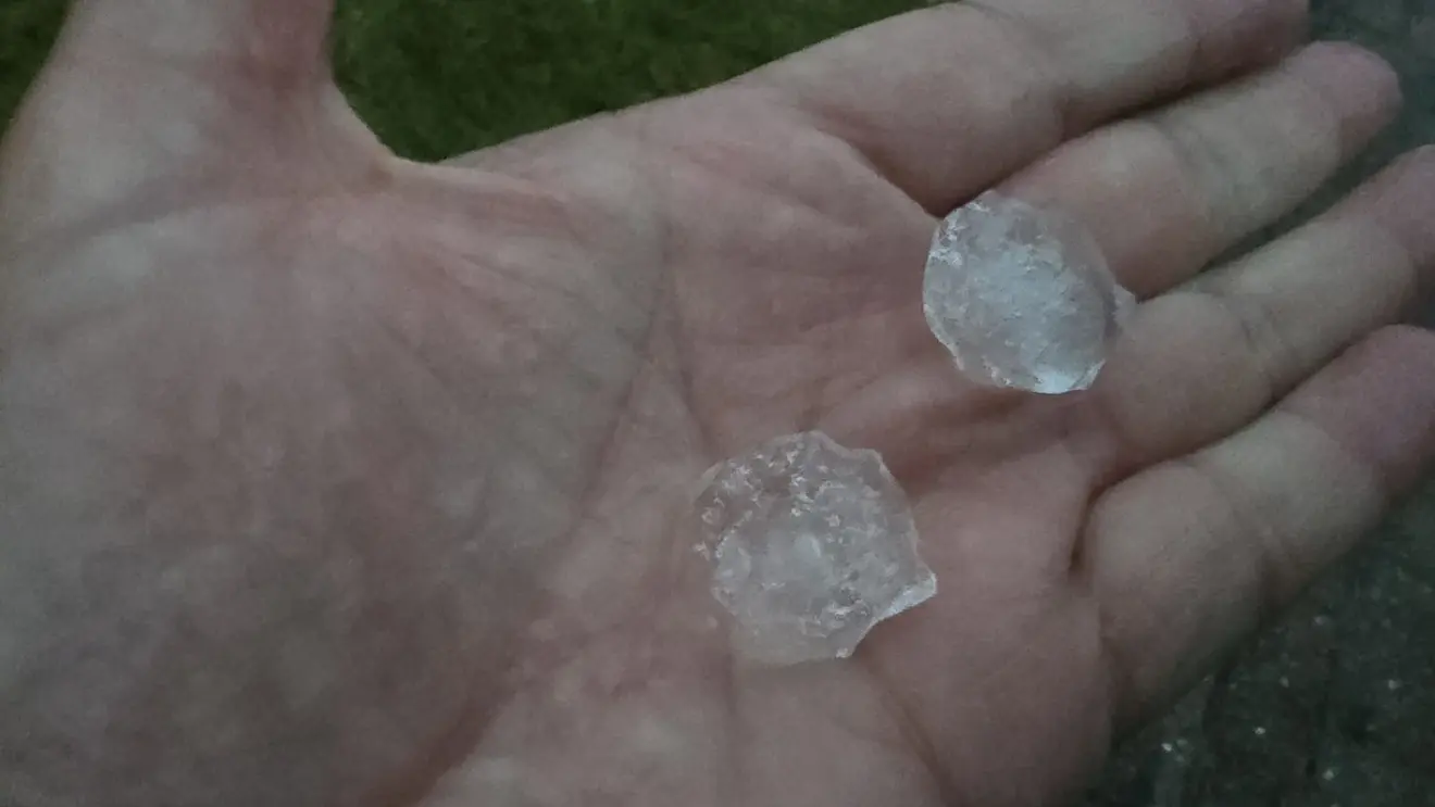 Hagel in Roodeschool - Jannes Wiersema