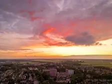 Fraaie zonsondergang boven Leerdam - John Oomen