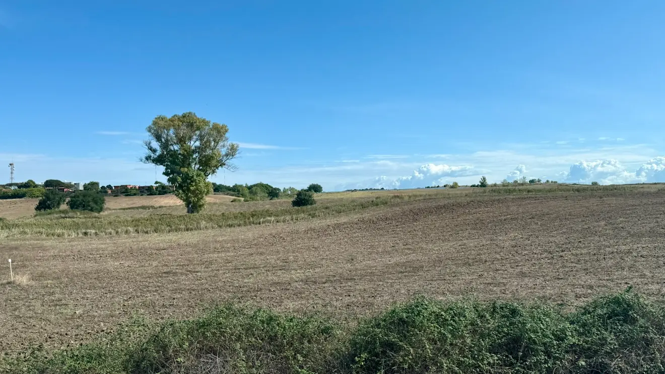 In delen van Italië kunnen ze overigens nog wel wat water gebruiken. Op de achtergrond de buien die de overlast veroorzaken - Jolanda Bakker