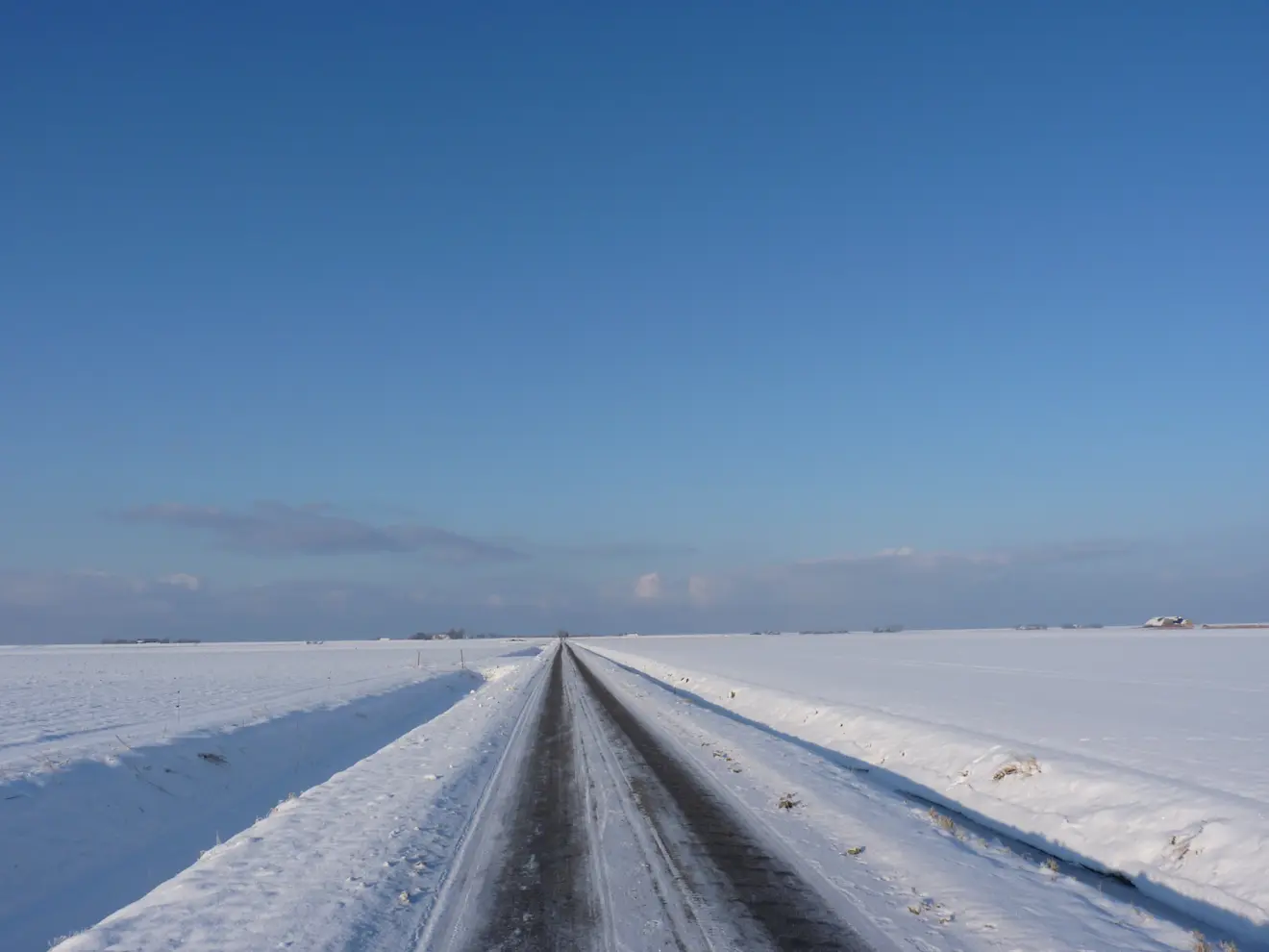 Sneeuw, zover het oog reikt - Jannes Wiersema