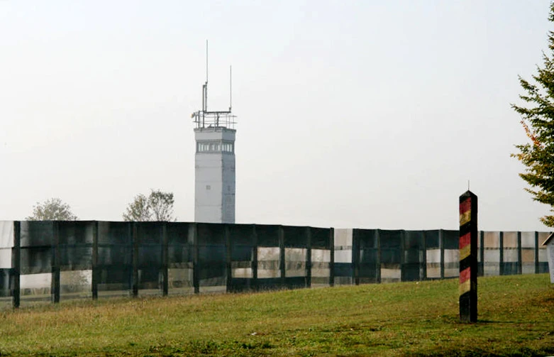 Een deel van het vroegere IJzeren Gordijn in Duitsland. Foto uit 2005 - Pc Fish