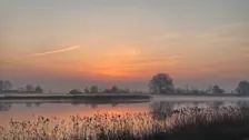 Zonsopkomst boven Drontermeer - Jannine Sanders