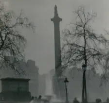 Nelson-s Column during the Great Smog of 1952