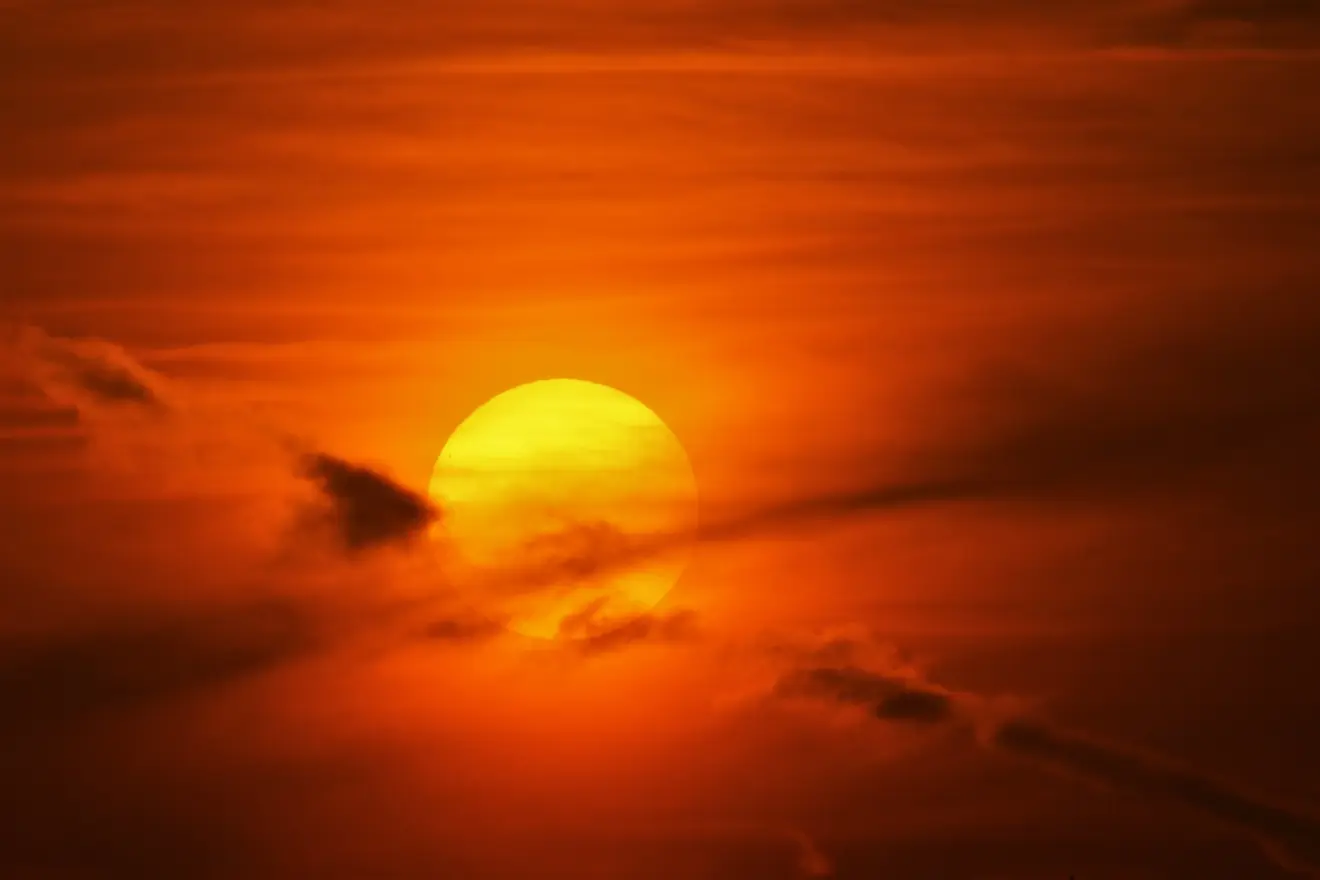 Zonsondergang bij Everdingen - Cynthia van Leusden