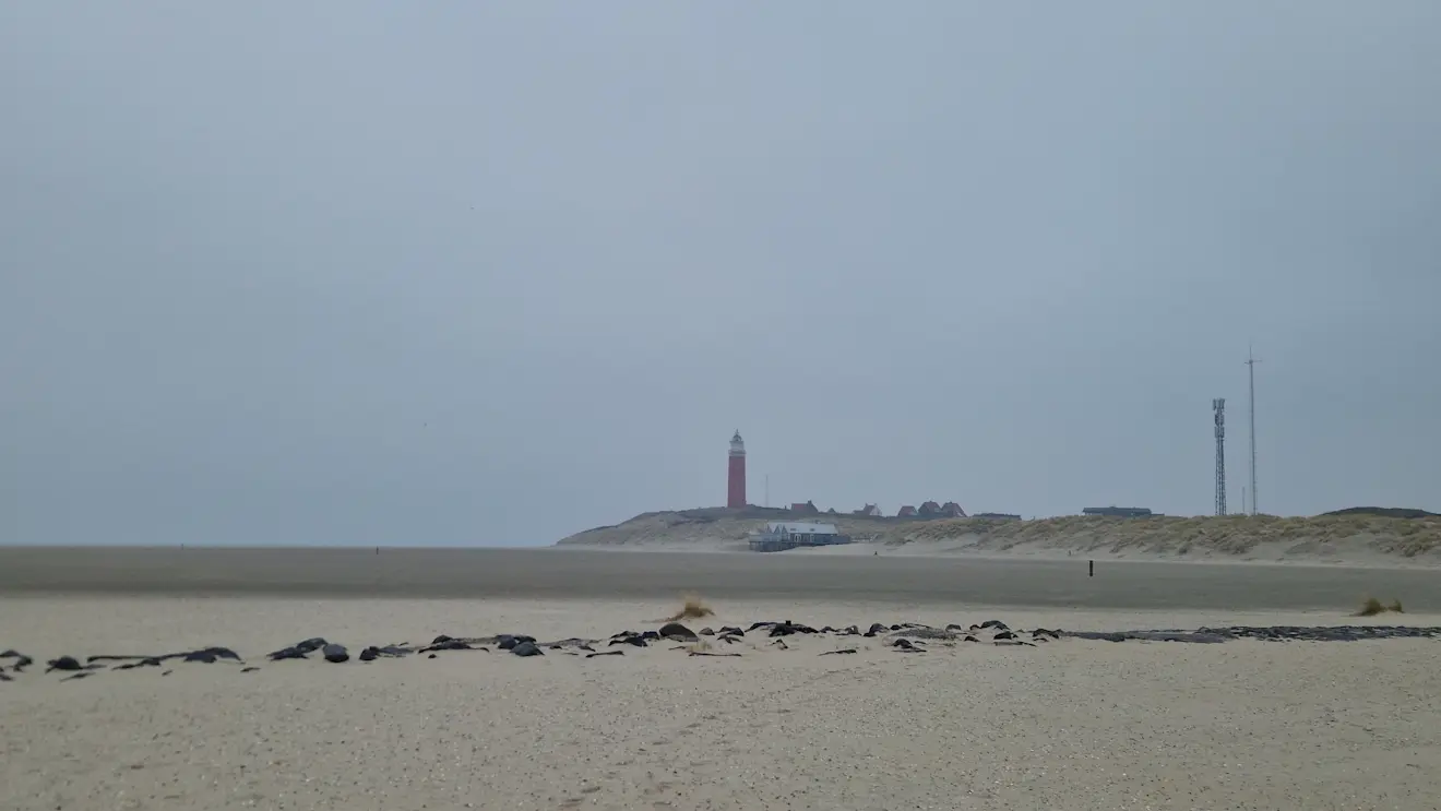 Ook op Texel was het vanochtend weer grijs - Frans Alderse Baas