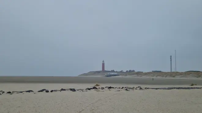 Ook op Texel was het vanochtend weer grijs - Frans Alderse Baas