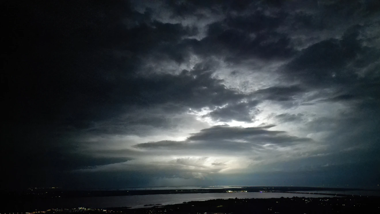 De supercell boven Zeeland - Simone Genna