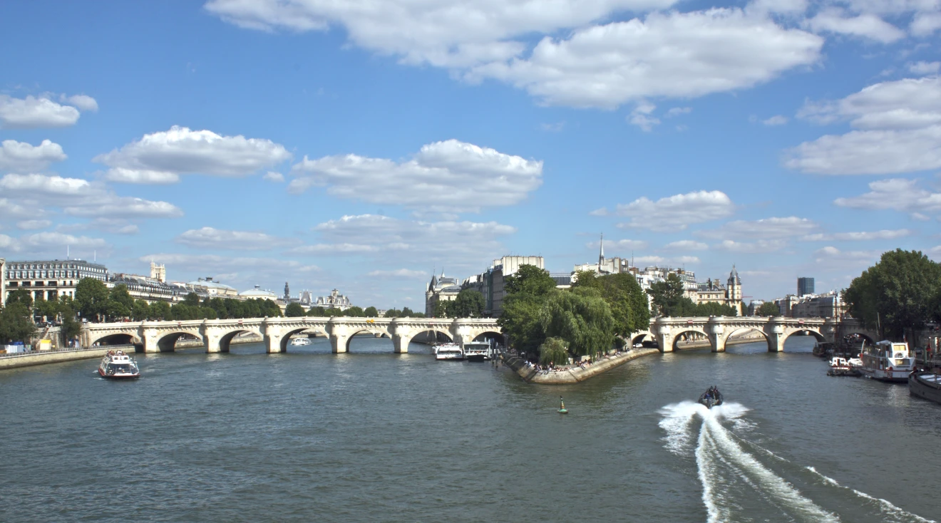 De Seine in Parijs. Hier worden vanaf dit weekend de Olympische Spelen gehouden - Wikipedia