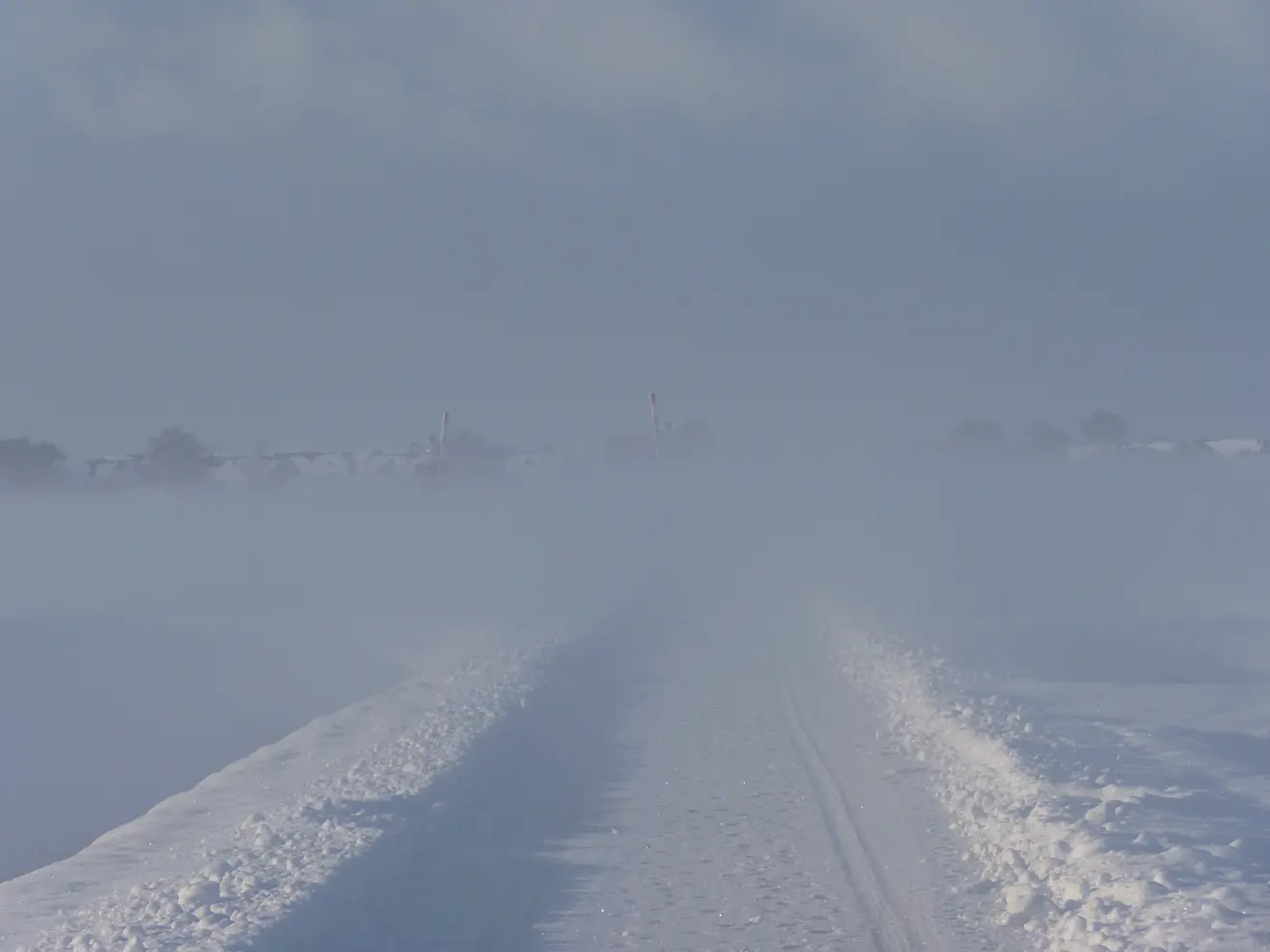 Winterweer in Groningen, zoals dat vroeger zo vaak gebeurde - Jannes Wiersema