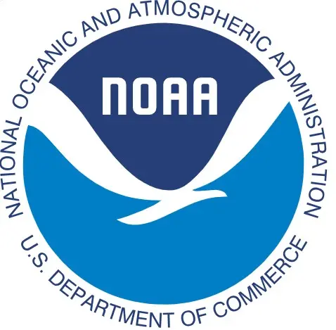 Het logo van NOAA - NOAA