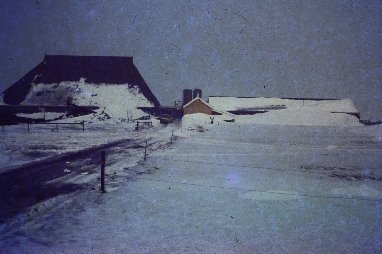 Soms waren de sneeuwduinen meters hoog - Peter van den Born