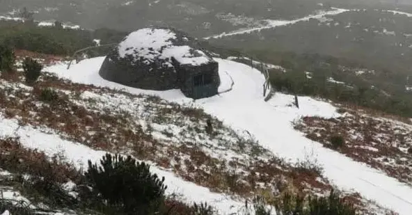 Een beetje sneeuw op Madeira - maker onbekend