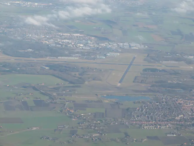 De vliegbasis Gilze-Rijen, waar het op 25 juli 2019 40,7 graden werd - Michiel1972