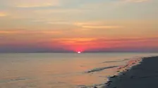 Zonsopkomst, gezien vanaf Schiermonnikoog - Ab Donker