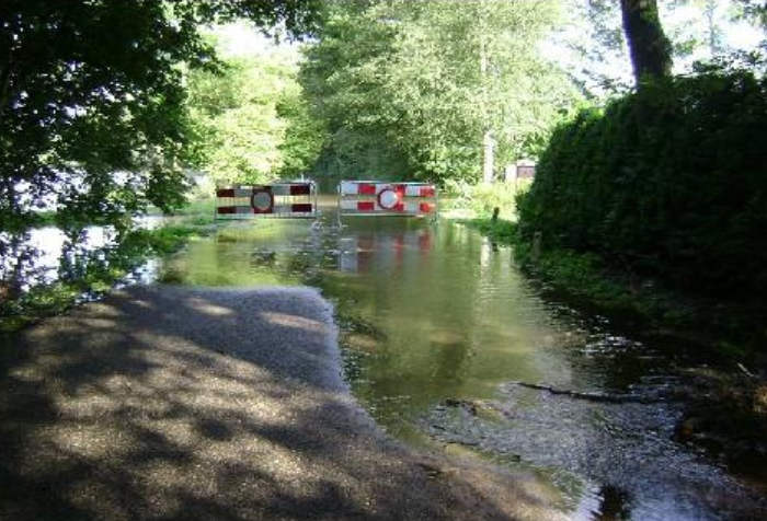 De Achterhoek onder water in augustus 2010 - Bron: Weerwoord.be