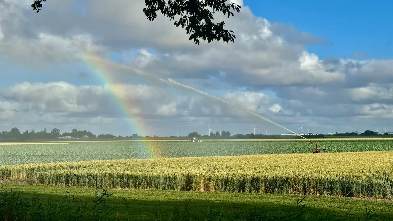 Stapelwolken en een beregenboog - Jolanda Bakker