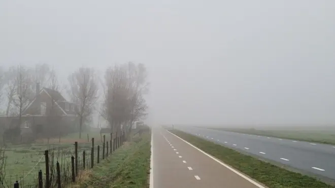 Een mistige start op Texel - Frans Alderse Baas